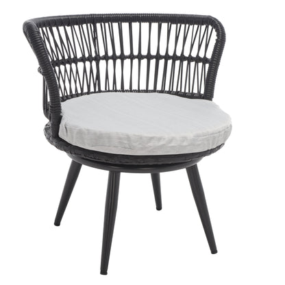 Ensemble de salon d'extérieur Safavieh Kyomi 3 pièces – 26 l x 24 p x 26 h