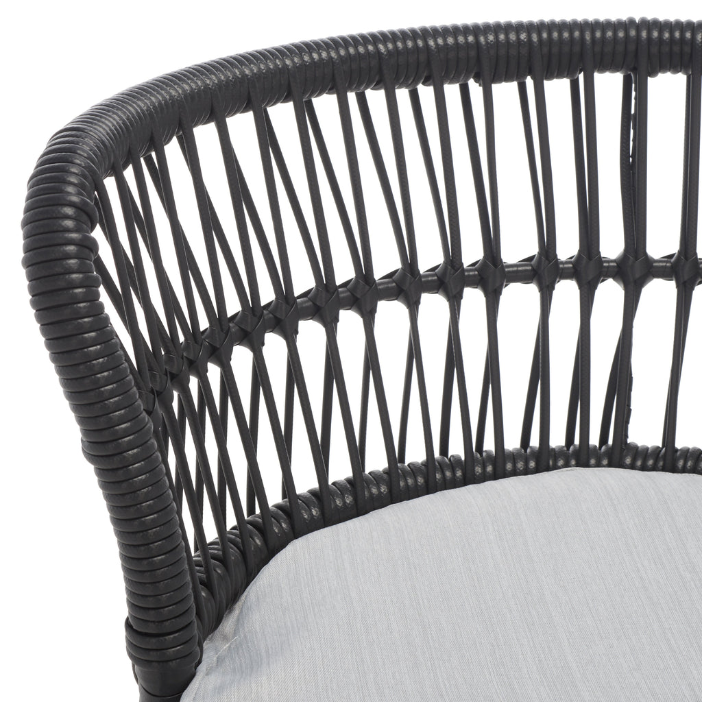 Ensemble de salon d'extérieur Safavieh Kyomi 3 pièces – 26 l x 24 p x 26 h