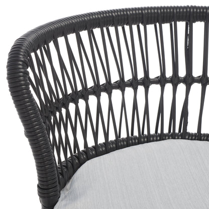 Ensemble de salon d'extérieur Safavieh Kyomi 3 pièces – 26 l x 24 p x 26 h