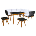 Ensemble de salle à manger d'extérieur Romlin de Safavieh Outdoor Living - 49 x 30 x 30 cm