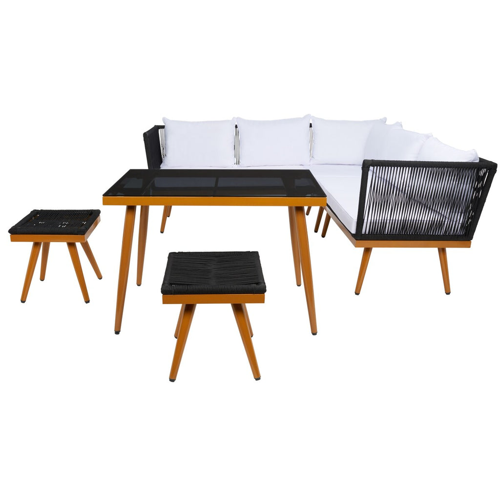 Ensemble de salle à manger d'extérieur Romlin de Safavieh Outdoor Living - 49 x 30 x 30 cm