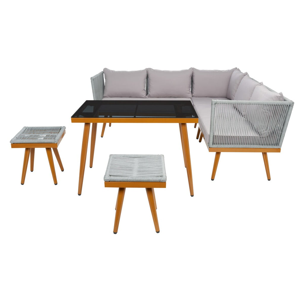 Ensemble de salle à manger d'extérieur Romlin de Safavieh Outdoor Living - 49 x 30 x 30 cm