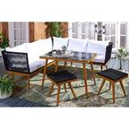 Ensemble de salle à manger d'extérieur Romlin de Safavieh Outdoor Living - 49 x 30 x 30 cm