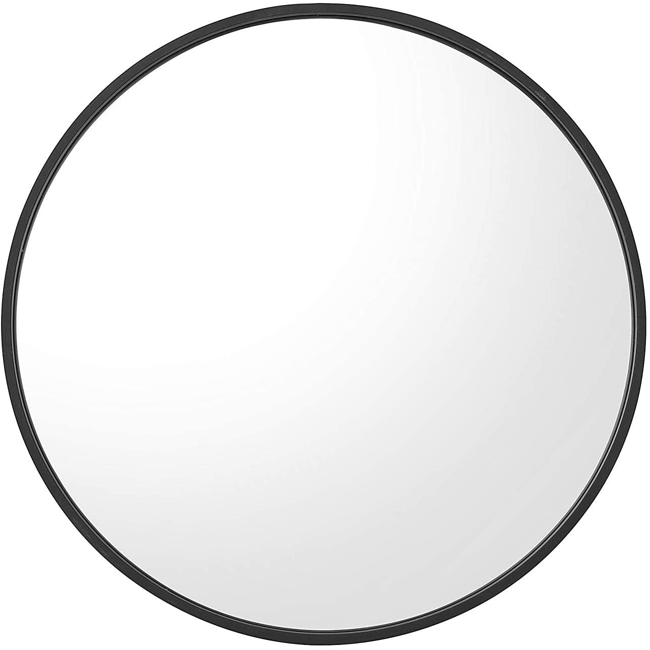 Miroir mural rond en aluminium Sage