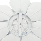 Sculpture murale contemporaine en métal représentant une fleur de lotus de Sagebrook Home