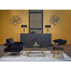 Sagebrook Home - Sculpture décorative abstraite moderne en aluminium entrelacée - 8 x 8 x 7