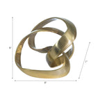 Sagebrook Home - Sculpture décorative abstraite moderne en aluminium entrelacée - 8 x 8 x 7
