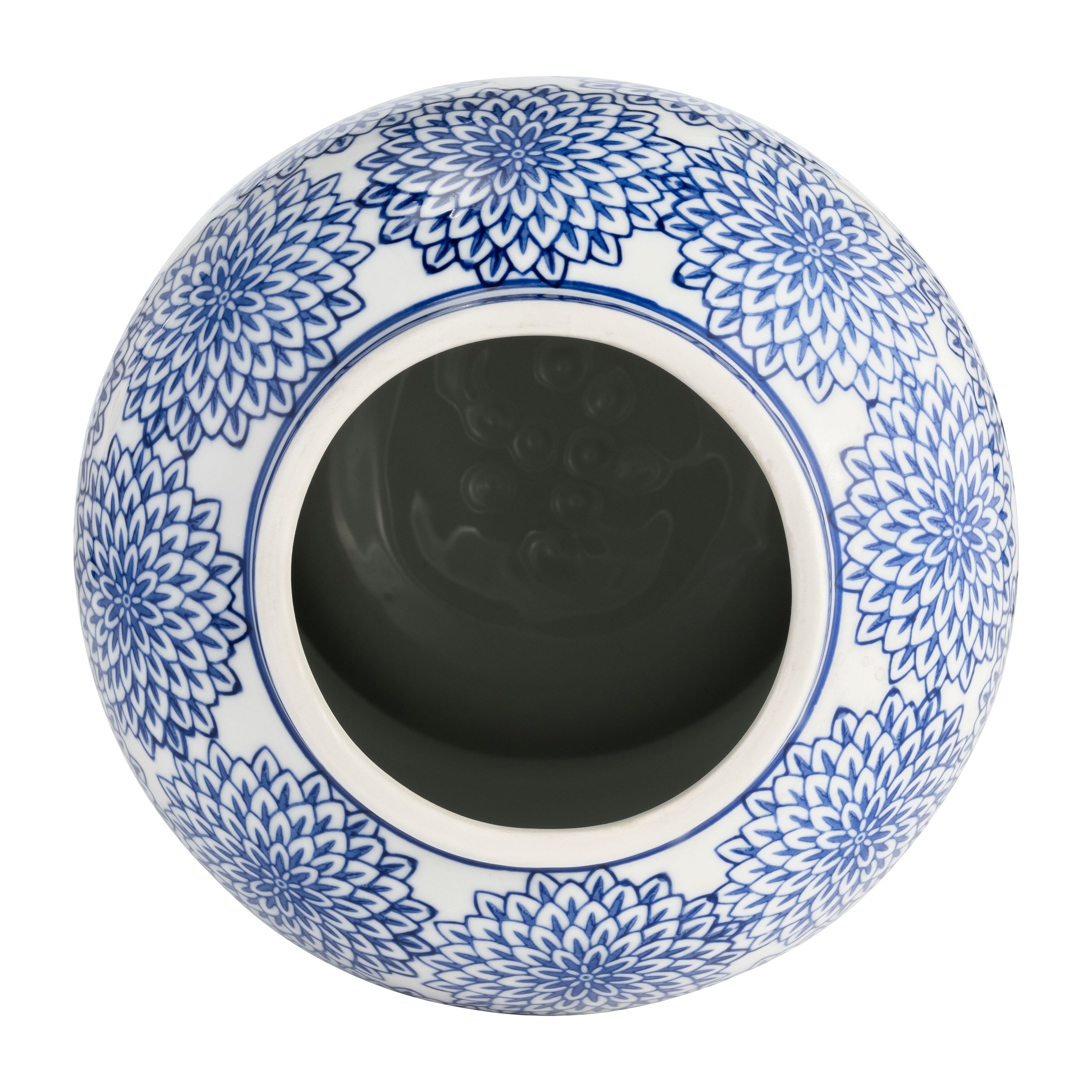 Pot Temple éclectique à motifs Sagebrook Home avec couvercle