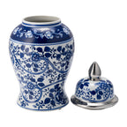 Pot Temple éclectique à motifs Sagebrook Home avec couvercle