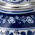 Pot Temple éclectique à motifs Sagebrook Home avec couvercle