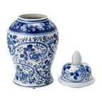 Pot Temple éclectique à motifs Sagebrook Home avec couvercle