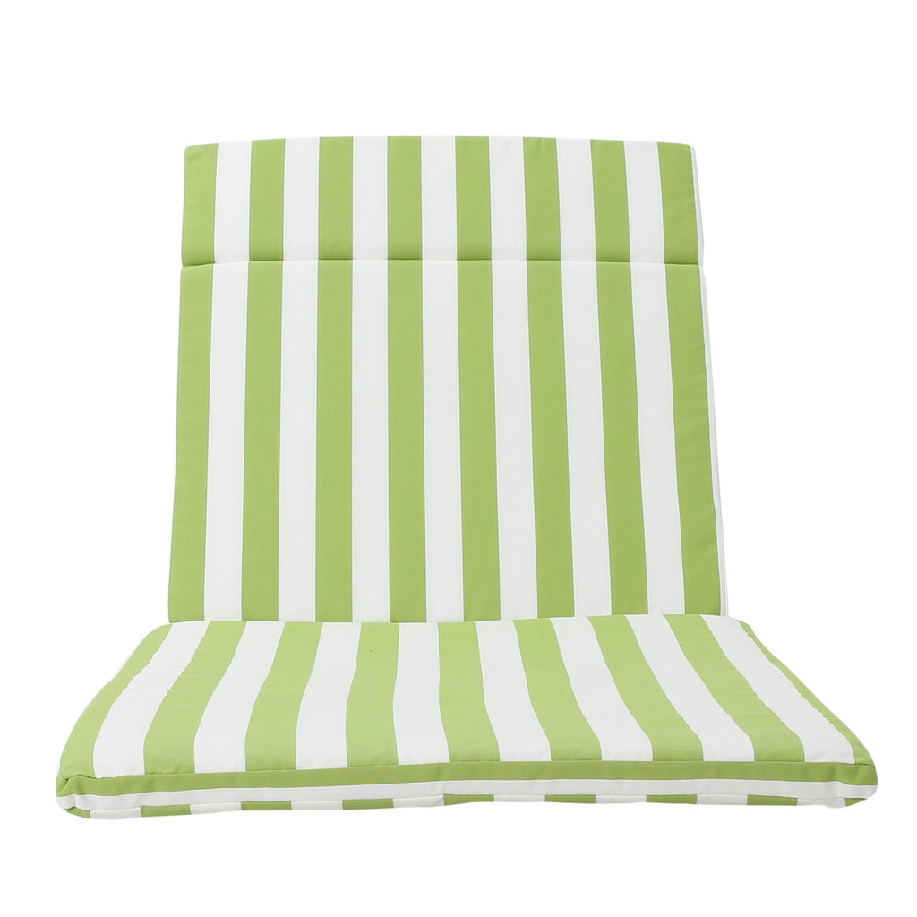 Ensemble de coussins d'extérieur Salem pour chaise longue - Coussins uniquement (lot de 2) par Christopher Knight Home - 79,25 L x 27,50 l x 1,50 H