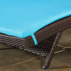 Ensemble de coussins d'extérieur Salem pour chaise longue - Coussins uniquement (lot de 2) par Christopher Knight Home - 79,25 L x 27,50 l x 1,50 H