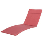 Ensemble de coussins d'extérieur Salem pour chaise longue - Coussins uniquement (lot de 2) par Christopher Knight Home - 79,25 L x 27,50 l x 1,50 H