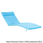 Ensemble de coussins d'extérieur Salem pour chaise longue - Coussins uniquement (lot de 2) par Christopher Knight Home - 79,25 L x 27,50 l x 1,50 H