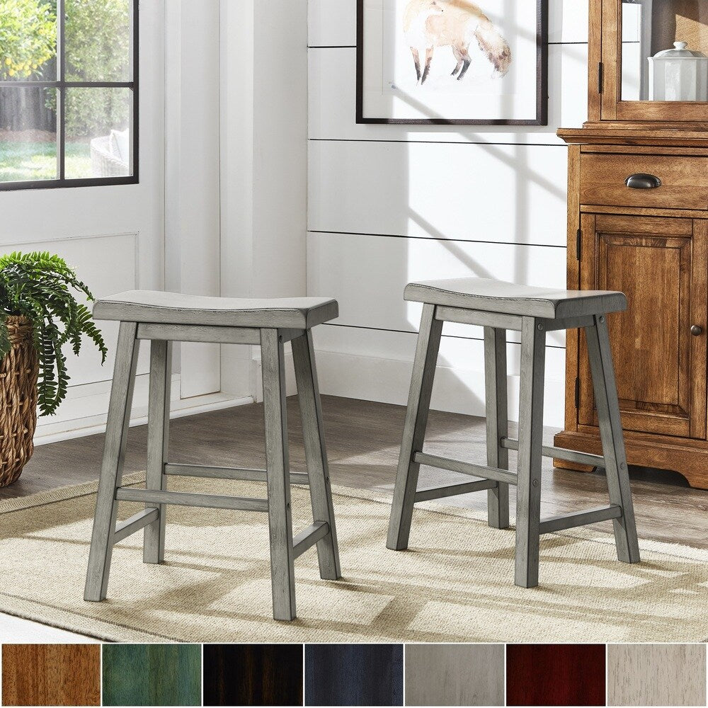 Tabourets de bar sans dossier Salvador II (lot de 2) par iNSPIRE Q Classic