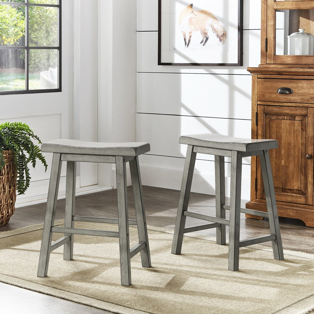 Tabourets de bar sans dossier Salvador II (lot de 2) par iNSPIRE Q Classic