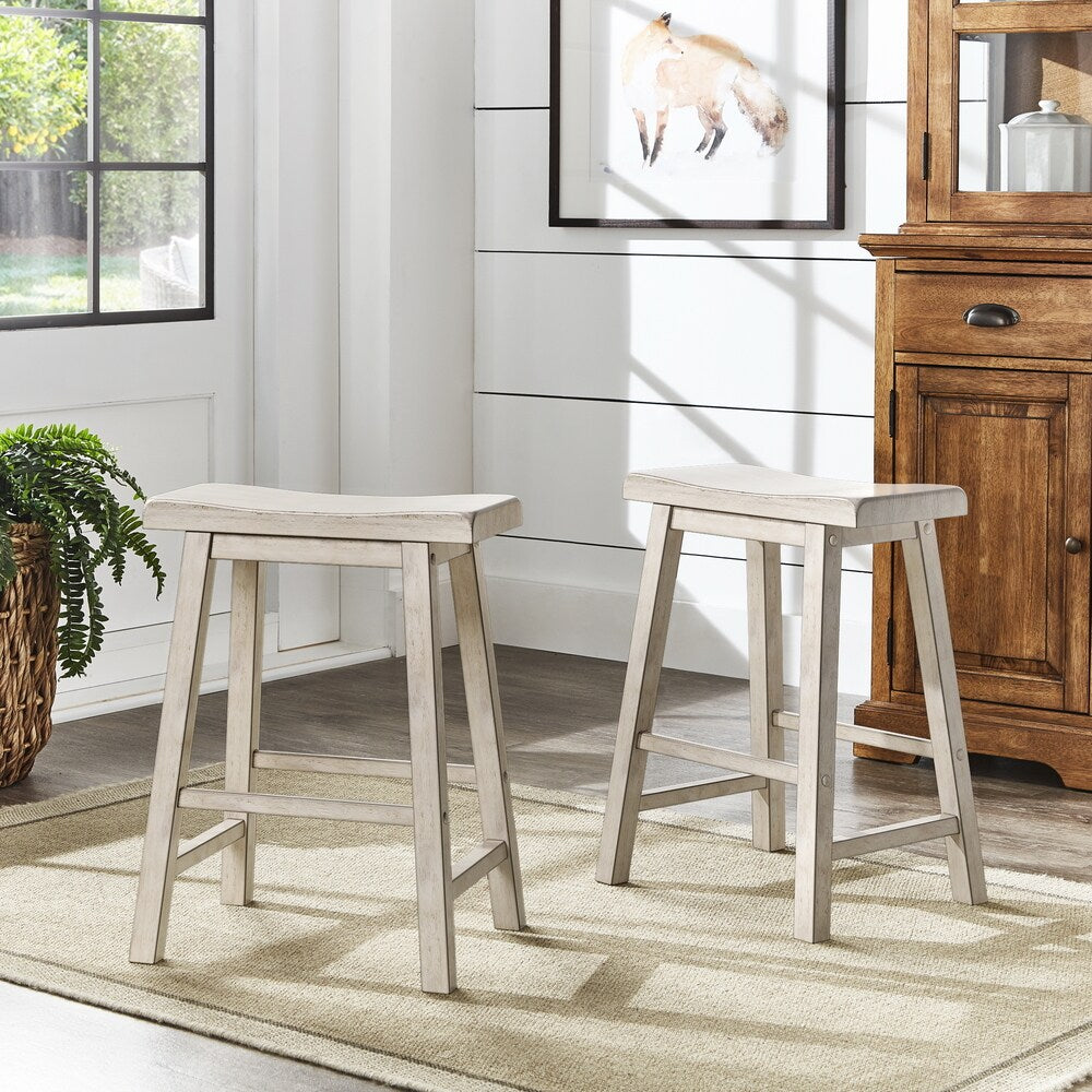 Tabourets de bar sans dossier Salvador II (lot de 2) par iNSPIRE Q Classic