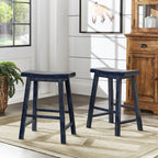Tabourets de bar sans dossier Salvador II (lot de 2) par iNSPIRE Q Classic