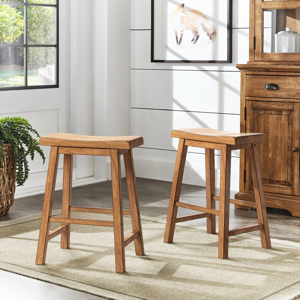 Tabourets de bar sans dossier Salvador II (lot de 2) par iNSPIRE Q Classic