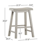 Tabourets de bar sans dossier Salvador II (lot de 2) par iNSPIRE Q Classic