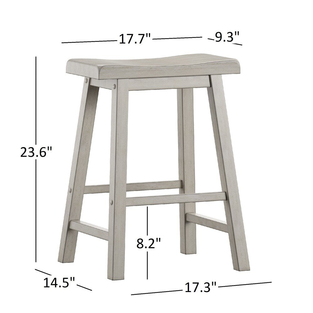 Tabourets de bar sans dossier Salvador II (lot de 2) par iNSPIRE Q Classic
