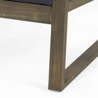 Fauteuils club d'extérieur Samwell en acacia avec coussins imperméables (lot de 2) par Christopher Knight Home