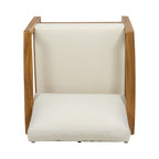 Fauteuils club d'extérieur Samwell en acacia avec coussins imperméables (lot de 2) par Christopher Knight Home