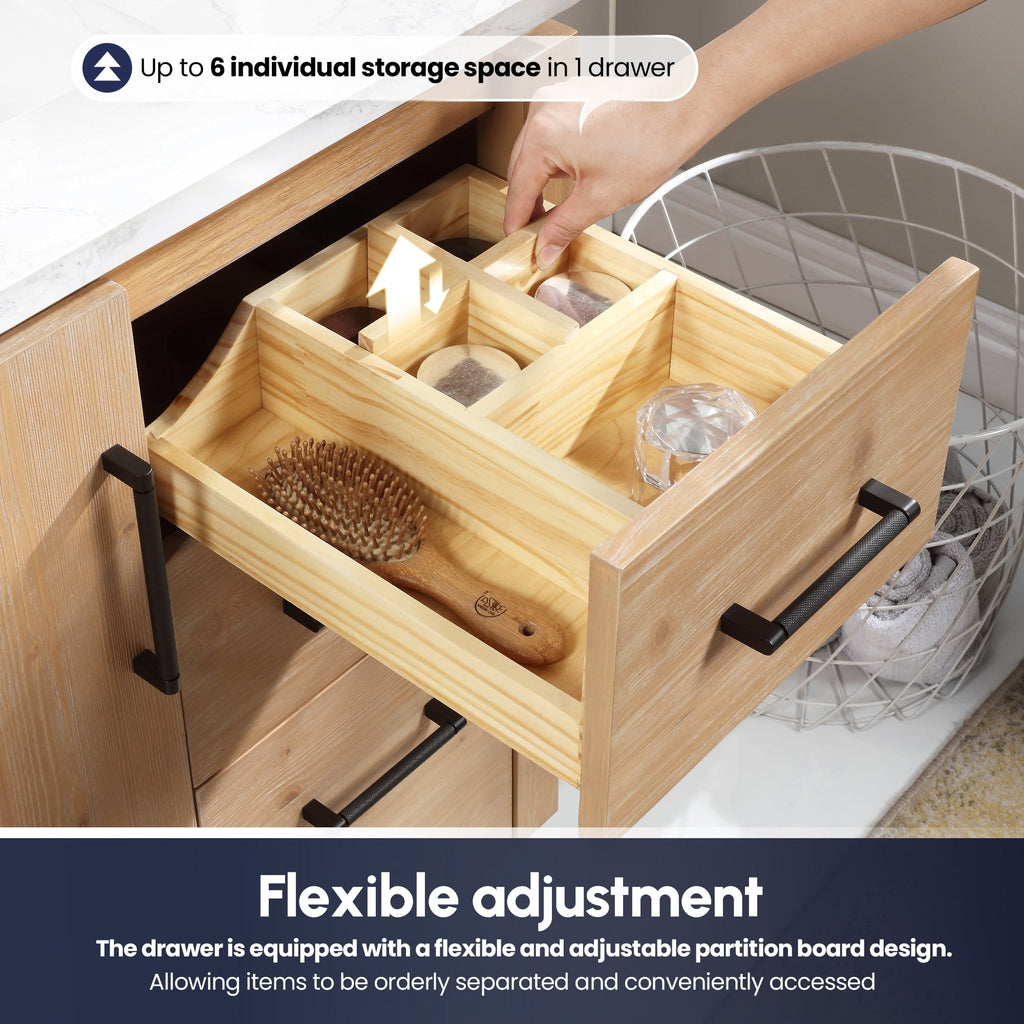 Meuble-lavabo simple San avec dessus en pierre composite sans miroir