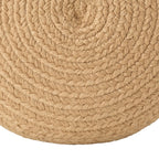 Jaipur Living Saba Solar Round Indoor/Outdoor Polyester Pouf Ottoman/Foot Stool - 18X18X12