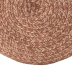 Jaipur Living Saba Solar Round Indoor/Outdoor Polyester Pouf Ottoman/Foot Stool - 18X18X12