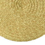 Jaipur Living Saba Solar Round Indoor/Outdoor Polyester Pouf Ottoman/Foot Stool - 18X18X12