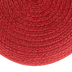 Jaipur Living Saba Solar Round Indoor/Outdoor Polyester Pouf Ottoman/Foot Stool - 18X18X12