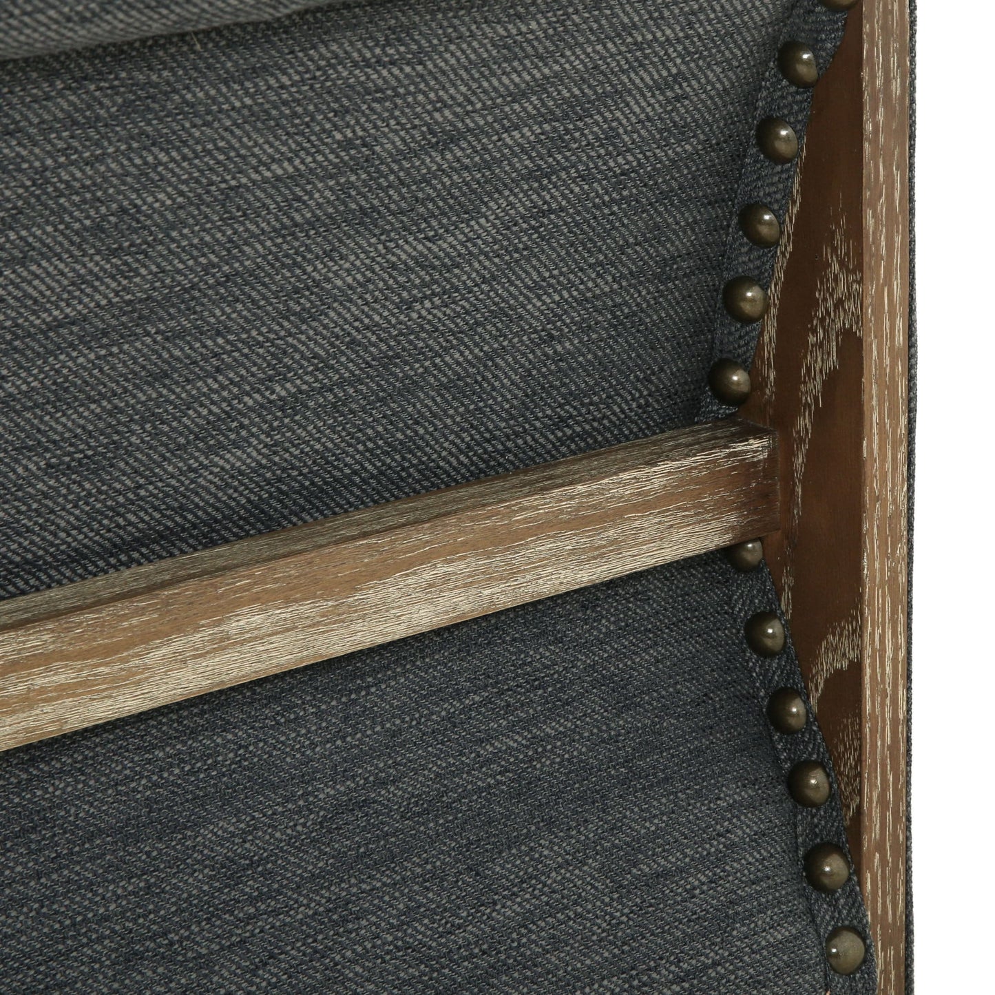 Canapé Chesterfield Saragus avec garniture cloutée par Christopher Knight Home - 85,50 L x 33,25 l x 28,50 H