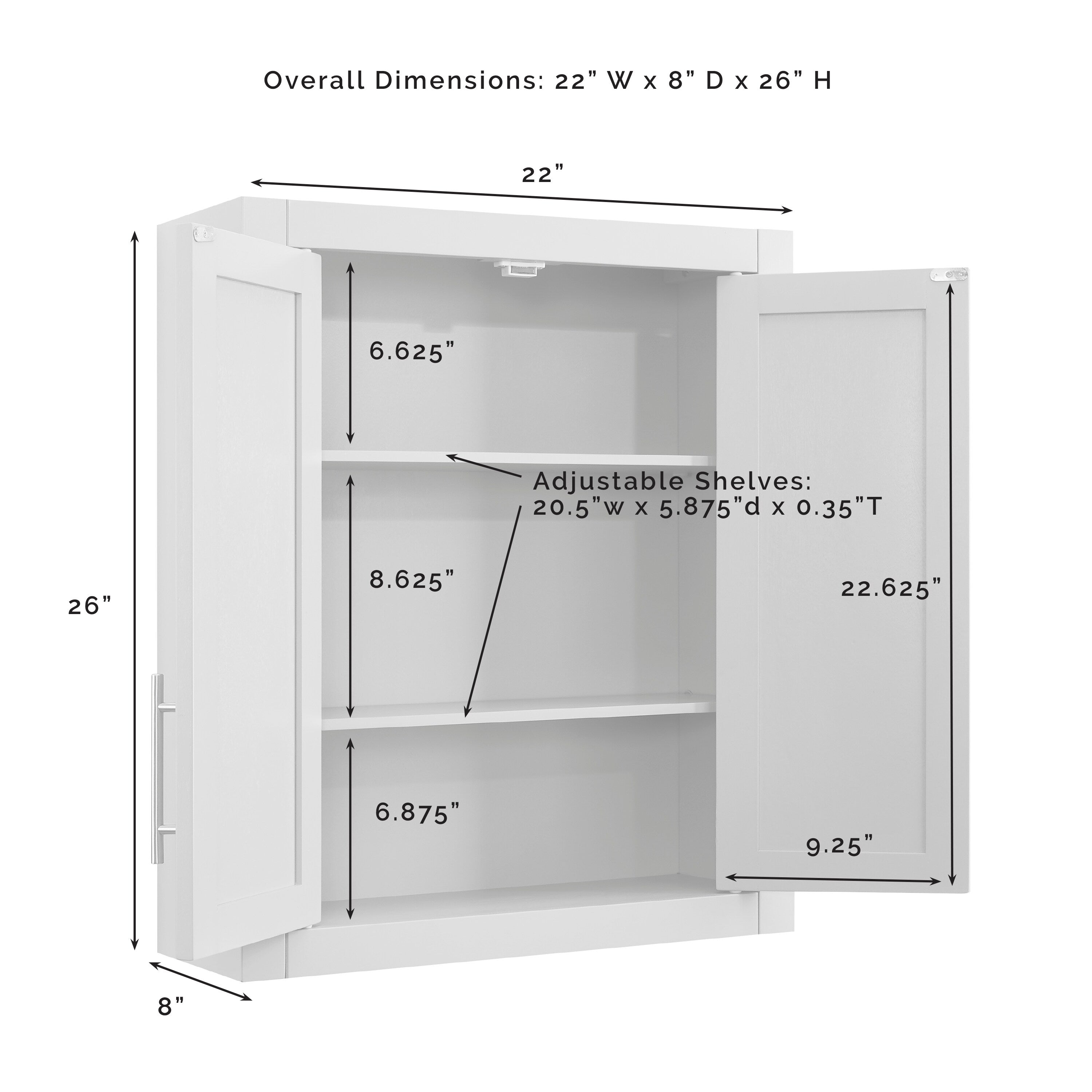 Armoire murale Crosley Savannah