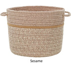 Panier de rangement en laine mélangée Seaport