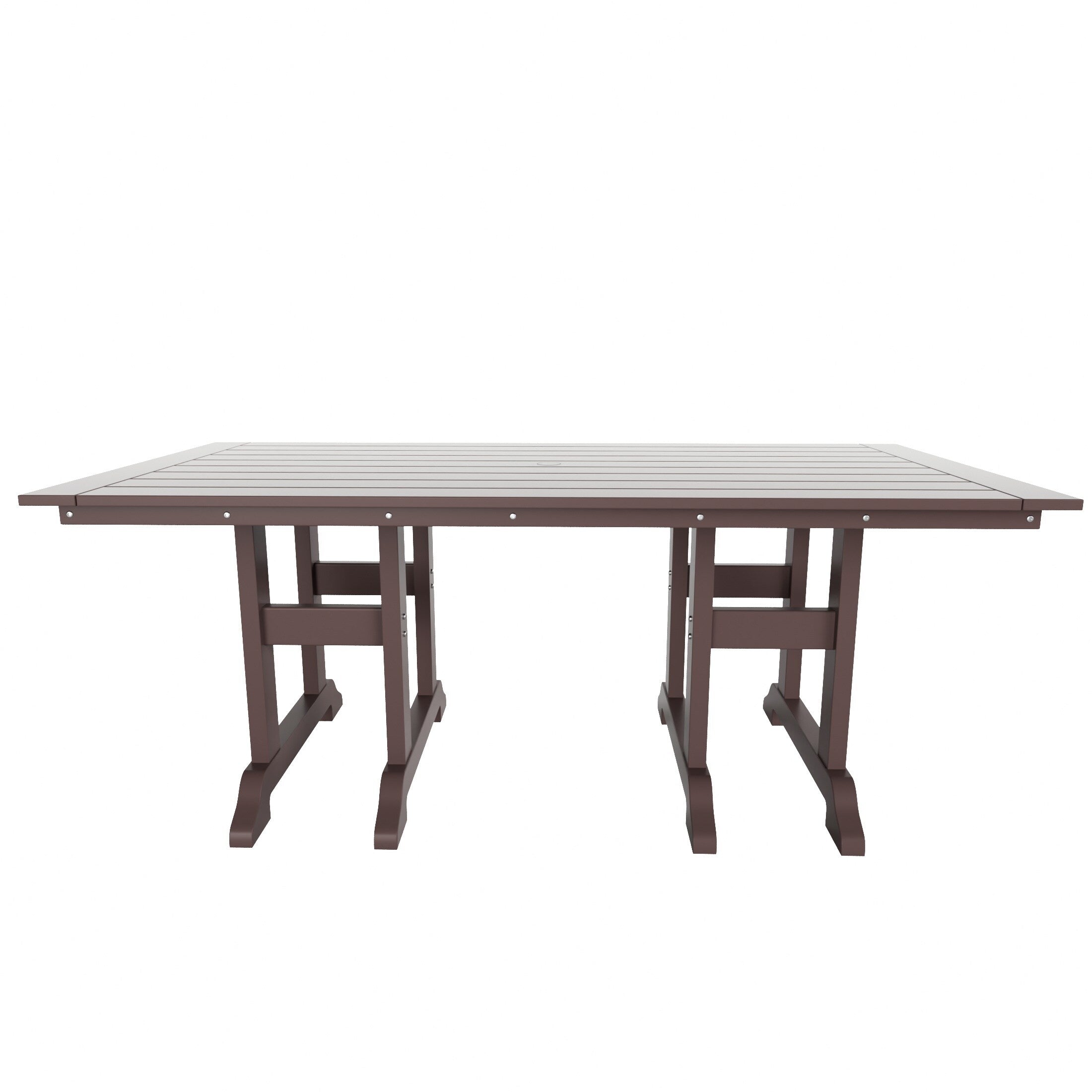 Ensemble de salle à manger d'extérieur Polytrends Altura 6 pièces, rectangulaire, écologique, toutes saisons, avec banc