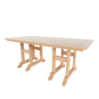 Ensemble de salle à manger d'extérieur Polytrends Altura 6 pièces, rectangulaire, écologique, toutes saisons, avec banc