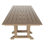 Ensemble de salle à manger d'extérieur Polytrends Altura 7 pièces, écologique, toutes saisons, avec fauteuils