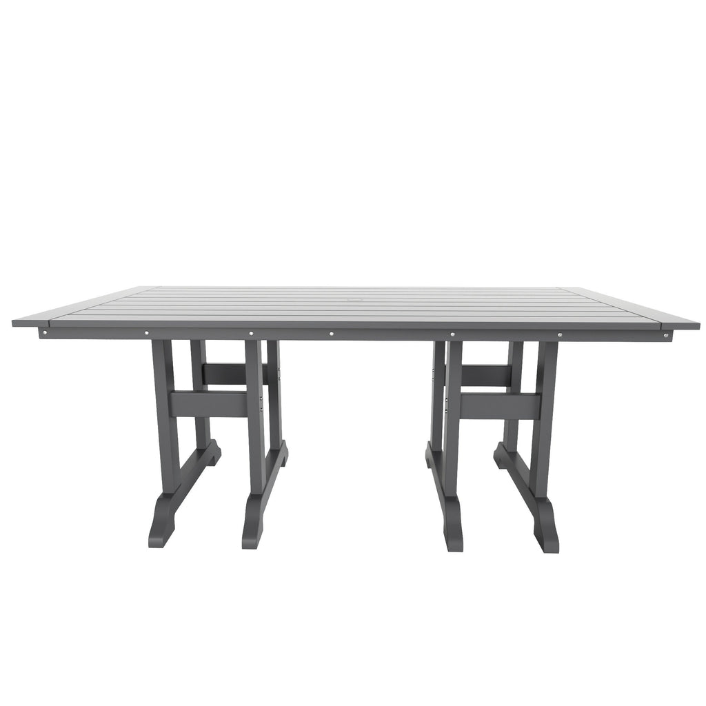 Ensemble de salle à manger d'extérieur Polytrends Altura 7 pièces, écologique, toutes saisons, avec fauteuils