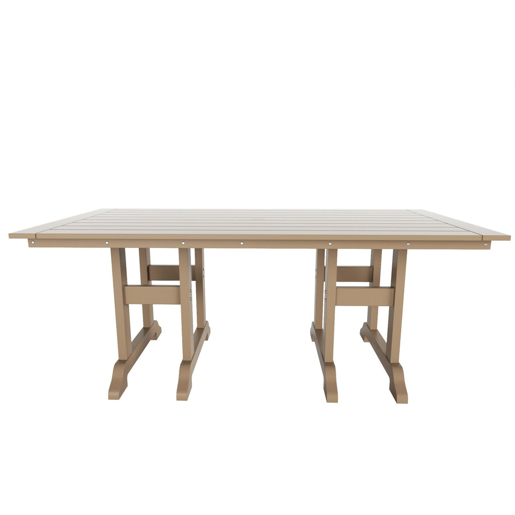 Ensemble de salle à manger d'extérieur Polytrends Altura 7 pièces, écologique, toutes saisons, avec fauteuils