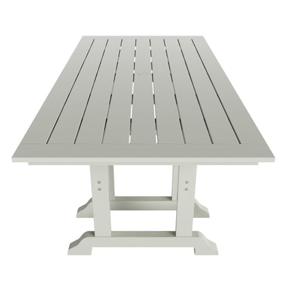 Ensemble de salle à manger d'extérieur Polytrends Altura 7 pièces, écologique, toutes saisons, avec fauteuils