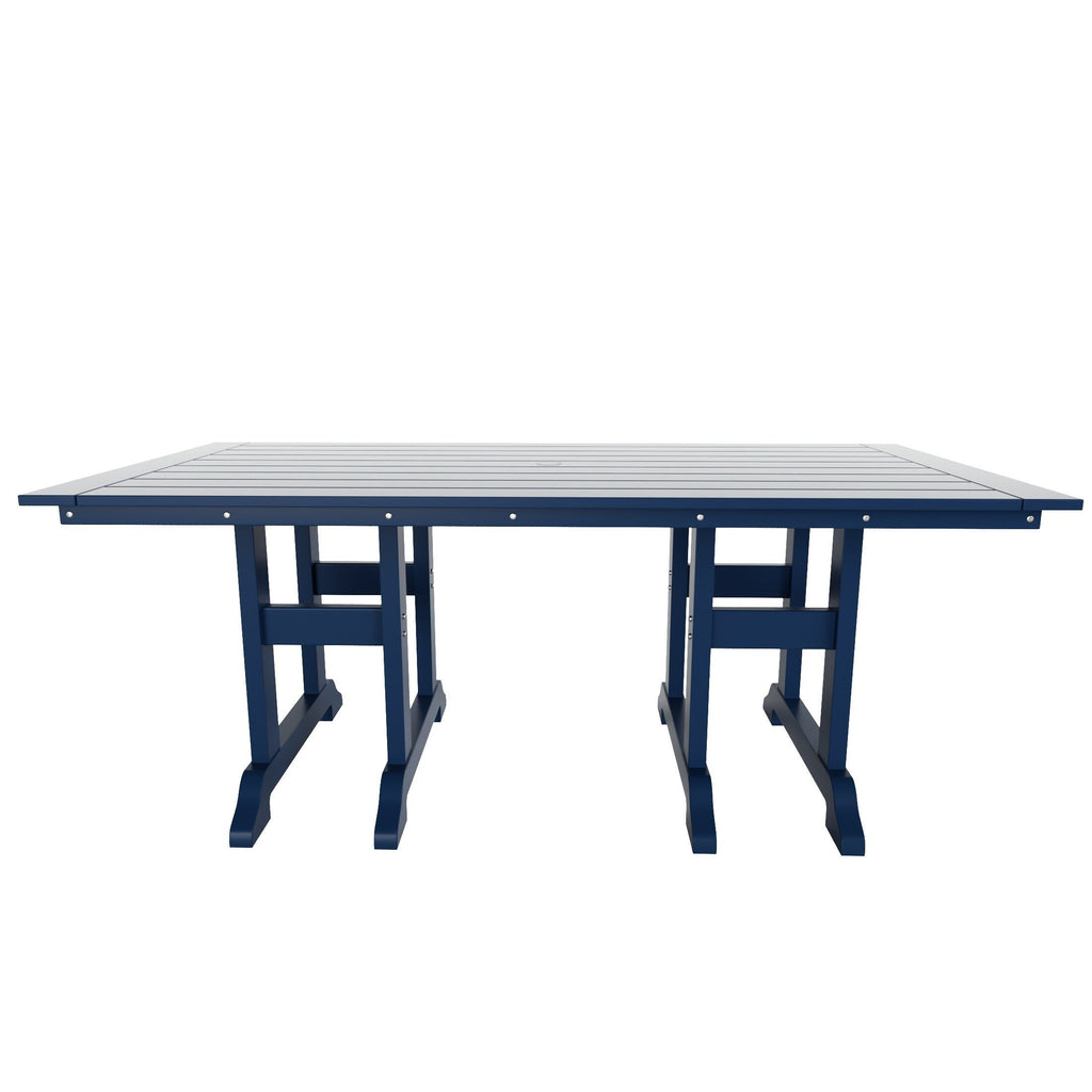 Ensemble de salle à manger d'extérieur Polytrends Altura 7 pièces, écologique, toutes saisons, avec fauteuils