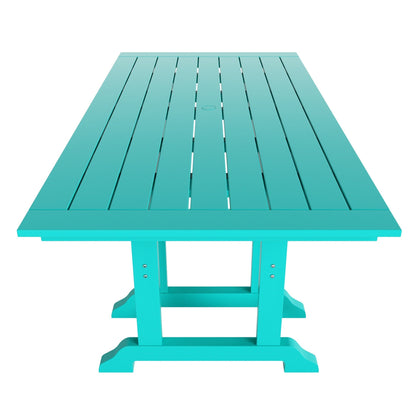 Ensemble de salle à manger d'extérieur Polytrends Altura 7 pièces, écologique, toutes saisons, avec fauteuils