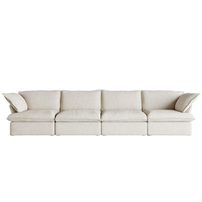 Canapés sectionnels pour salon, canapé sectionnel modulaire 4 places, housses de coussin amovibles