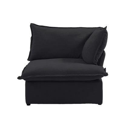 Canapés sectionnels pour salon, canapé sectionnel modulaire 4 places, housses de coussin amovibles