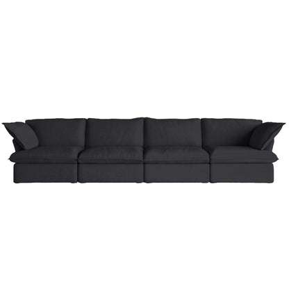 Canapés sectionnels pour salon, canapé sectionnel modulaire 4 places, housses de coussin amovibles