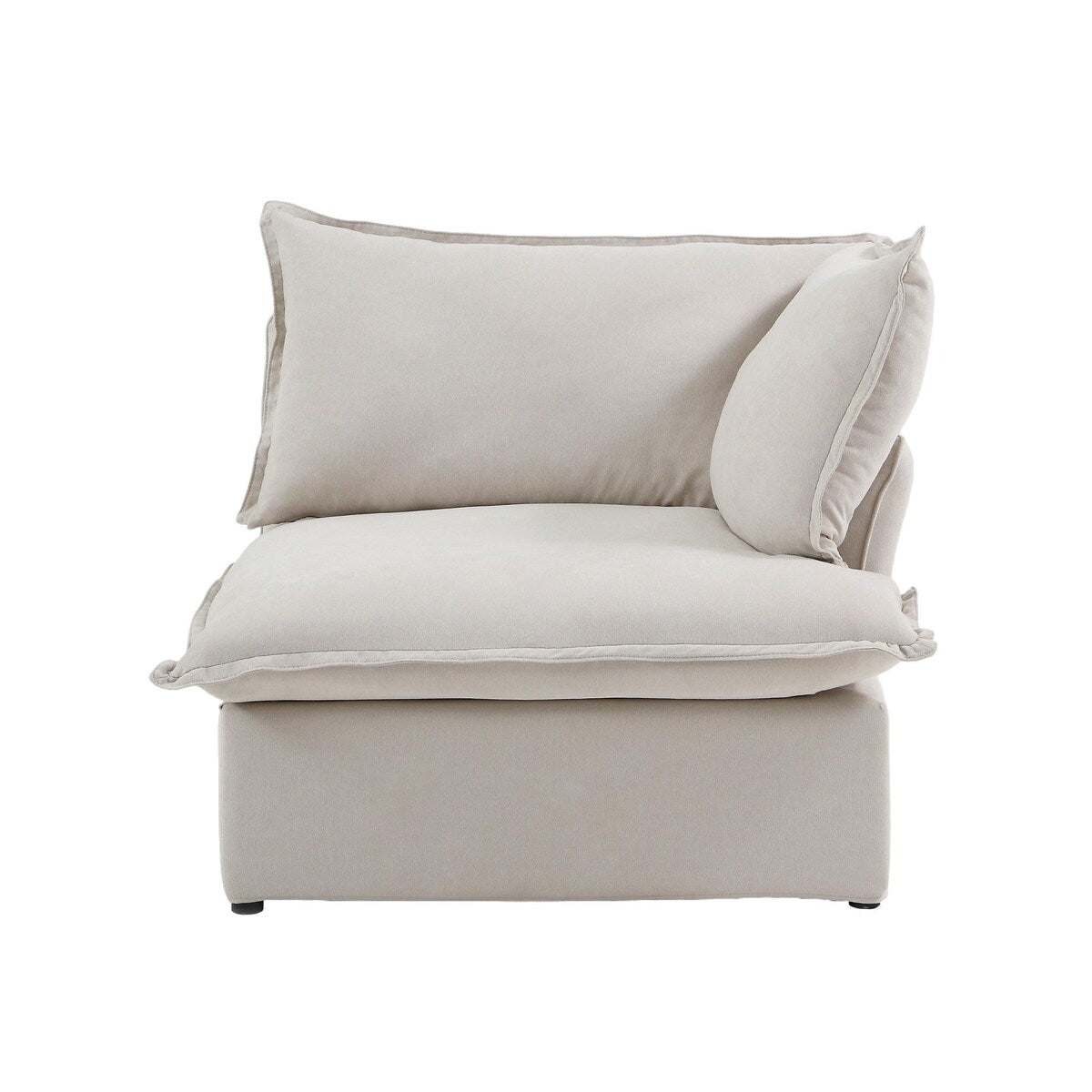 Canapés sectionnels pour salon, canapé sectionnel modulaire 4 places, housses de coussin amovibles