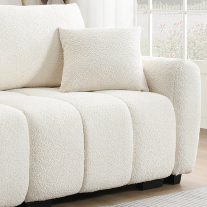 Canapé sectionnel ottoman mobile, mousse haute densité, combinaison libre