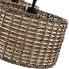Lustre linéaire noir Sedgy à 3 lumières pour îlot de cuisine de style ferme - 41 W